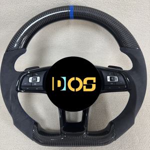 Volant en fibre de carbone LED entièrement <span class=keywords><strong>neuf</strong></span> DOS, compatible avec les modèles anciens et nouveaux Volkswagen Mk6 Mk7 Mk8 Gti Gtr <span class=keywords><strong>Golf</strong></span> <span class=keywords><strong>GTE</strong></span> CC - Product Image 3