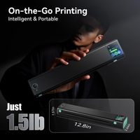 Printer Portabel Mini Phomemo M08D, Printer Thermal Nirkabel, Printer Portabel untuk Ponsel dengan Layar Pintar