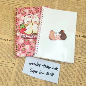 Preço de fábrica Qualidade Prometida CMYK Impressão Capa Fio O Espiral Cartoon Acessível Saddle Stitch Reutilizável Etiqueta Livro Personalizado - Product Image 3