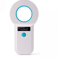 Scanner de micropuce pour animaux de compagnie 134.2KHz, lecteur RFID portatif pour chiens et chats, ISO11784/5