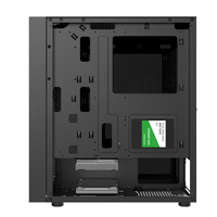 Popüler M-ATX Full Tower PC Oyun Kasası USB3.0 Ön Portlar Yan Panel Pencereli Çelik Konstrüksiyon 120mm Radyatör Önceden Takılı