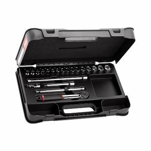 Jeu de douilles en ABS chromé avec douilles hexagonales et Torx Support OEM personnalisable de qualité bricolage 21 pièces - Product Image 1