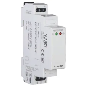 YUANKY HW7 Series Single Phase Voltage Protection Relay 50-60Hz AC220V