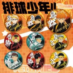 Broche de Aleación con Diseño de Anime Japonés, Diferentes Estilos: Jujutsu Kaisen, Gojo, <span class=keywords><strong>Haikyuu</strong></span>, Twilight - Product Image 3