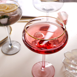 Verre à cocktail Martini, vin ou whisky personnalisable de 13 <span class=keywords><strong>onces</strong></span>, sans plomb, écologique, soufflé à la main, rose, gris, <span class=keywords><strong>or</strong></span> - Product Image 3