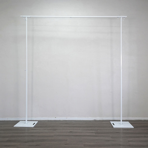 Adjustable Metal Wedding <b>Backdrop</b> <b>Stand</b> with Pipe and Drape Uprights-Heavy Duty for Weddings Thanksgiving & Christmas - Product Image 1