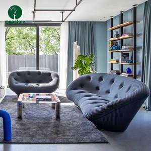 Moontree Ensemble de canapés en tissu grain de velours de luxe moderne Mobilier de maison nordique classique <span class=keywords><strong>Canapé</strong></span> modulaire simple pour hôtel <span class=keywords><strong>club</strong></span> - Product Image 5