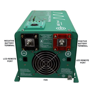 Convertisseur solaire à onde sinusoïdale pure de 2500 watts, chargeur 220/230VAC vers 230VAC, sortie monophasée, efficacité de 95%, 80A - Product Image 2