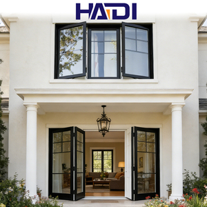 Chinese Design Brown Aluminium Window Frames Stainless Steel Aluminum Alloy Profile Standard Casement Windows Interior windows - Product Image 2