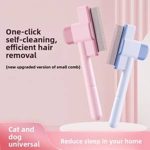 Peine ecológico <span class=keywords><strong>para</strong></span> gatos con un solo clic <span class=keywords><strong>para</strong></span> limpieza y Baño de mascotas, venta al por mayor transfronteriza de fábrica - Product Image 4