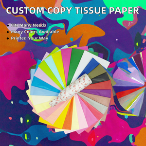 Papier d'emballage en gros personnalisé, imprimé, résistant à la graisse et à l'eau, tailles personnalisables, écologique - Product Image 2