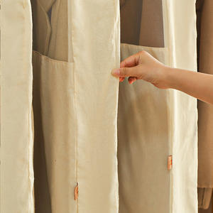 Housse anti-poussière rectangulaire en pur coton pour vêtements, sac de rangement suspendu pour chambre et salon, protection anti-poussière, type crochet - Product Image 4