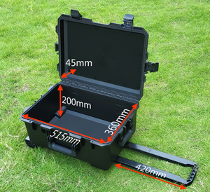 DF0730 67L 71L customized yellow black plastic <b>storage</b> case <b>tool</b> <b>box</b> drones packing case - Product Image 6