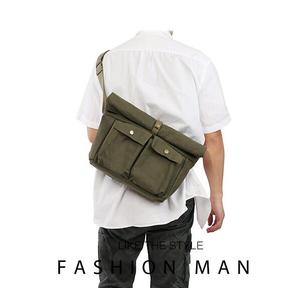 2025 nuova borsa a tracolla vintage vintage vecchio uomo verde per uomo verde oliva - Product Image 4