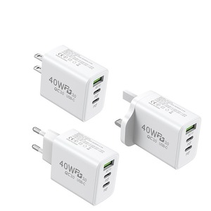Bloque de cargador USB C de 40W/20W, adaptador de enchufe de pared PD de carga rápida y conveniente para teléfonos Samsung/Xiaomi/Huawei para uso de cámara - Product Image 4