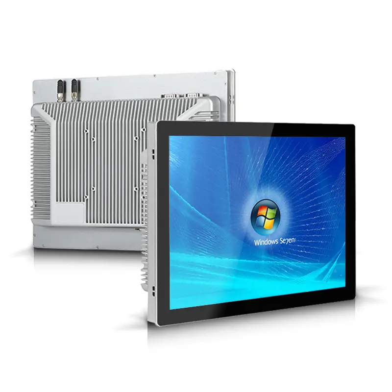 올인원 컴퓨터 인텔 J1900 쿼드 코어 CPU PC 올인원 컴퓨터 태블릿 교수형 산업용 저항 용량 성 터치 스크린