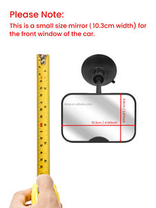 Miroir de voiture 360 degrés 2 en 1 pour bébé pour sièges orientés vers l'arrière Miroirs de sécurité pour enfants avec installation sans outil - Product Image 6