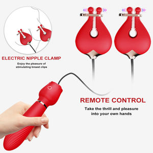 2024新しいバタフライチェーンニップルクランプバイブレーターBDSMボンデージ大人のおもちゃ刺激いちゃつくボンデージスーツ男性と女性のための大人のおもちゃ - Product Image 5