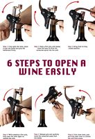 Coffret cadeau ouvre-bouteille en bois avec 9 accessoires, vente chaude