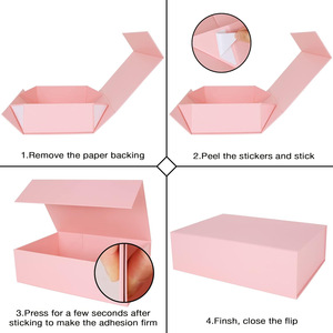 Custom Logo Printed Foldable Rigid Kraft <strong>Paper</strong> Magnetic Closure Lid Luxury <strong>Gift</strong> Cardboard <strong>Boxes</strong> for Clothes Packaging - Product Image 3