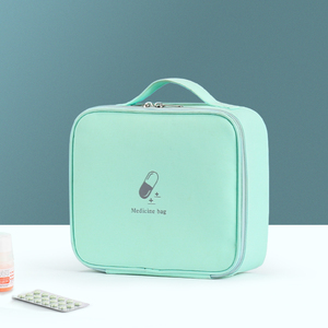 Kit médico de emergencia portátil Caja de almacenamiento de primeros auxilios adecuada para viajes al aire libre Camping Medicina Bolsa refrigerada - Product Image 4