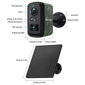 Sectec ngụy trang mini 4G pin năng lượng mặt trời an ninh mạng video <span class=keywords><strong>Hidden</strong></span> <span class=keywords><strong>Camera</strong></span> năng lượng mặt trời <span class=keywords><strong>Powered</strong></span> CCTV <span class=keywords><strong>Camera</strong></span> năng lượng mặt trời bảng điều khiển hệ thống Kit - Product Image 6
