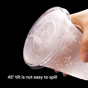 Gobelet en plastique PET de qualité supérieure, logo personnalisé, rond, 95 mm, 95 mm, 9 oz, 12 oz, 16 oz, 20 oz, anti-fuite, pour la vente en gros et l'exportation - Product Image 3