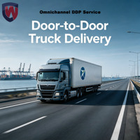 Service d'expédition de camions en Europe FBA DDP depuis la Chine vers l'Allemagne, le Royaume-Uni, la France, l'Espagne
