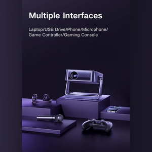 C6 Pro kinh doanh Android thông minh cho Bluetooth Wi-Fi điện thoại 4k rạp hát tại nhà chiếu với <span class=keywords><strong>LED</strong></span> video 3D Movie Freestyle Beamer - Product Image 4