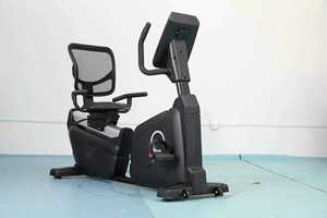 fitness equipment recumbent seated exercise <b>bike</b> 2026 new <b>padded</b> <b>seat</b> anti‑slip home fitness studio machine ce approved factory - Product Image 2