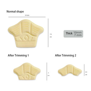 Soins des pieds poignées de talon Inserts de coussin de talon pour chaussures amples coussinets de talon protecteur pour glisser frottant les ampoules douleur au pied - Product Image 2