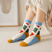 Chaussettes en laine unisexes de haute qualité, douces, thermiques, confortables, chaudes, épaisses, mode, hiver, homme, femme