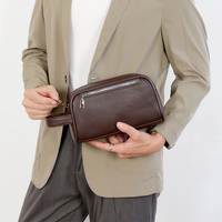 Harga Grosir Pabrik Tas Dompet Kulit PU Tahan Air Desain Mewah Dompet Pria