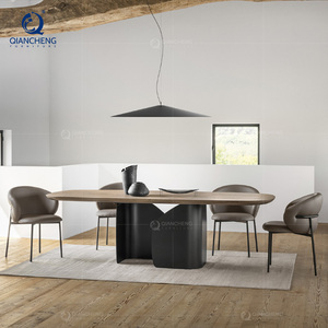 Qiancheng Guangdong Smart Extendable <b>Dining</b> <b>Table</b> Set 10 Seater <b>Folding</b> Movable Mechanism Luxury Furniture TBCZ2123 Extendable D - Product Image 2