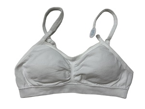 ODM Custom OEM Triangle Woven Solid Seamless Wire Free Sports Bra for Women with Adjustable Straps and Chest Pad - Product Image 3