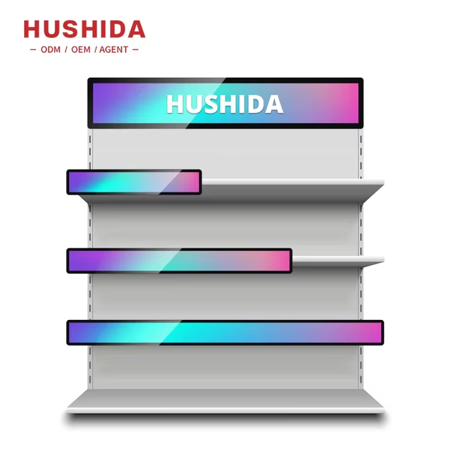 19.5" 24" 28.6 Supermarket Ultra Wide Strip Shelf Edge Advertising Digital Signage Monitor Type Stretched Bar Lcd Display Screen