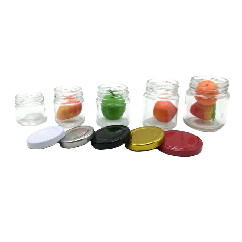 Wholesale Small Round Glass Jam Storage