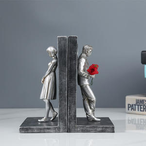 Sujetalibros con Figura de Gesto de Amor, Decoración de Resina Creativa, Antideslizante, Organizador de Escritorio para <span class=keywords><strong>el</strong></span> Hogar y la Oficina - Product Image 4