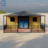 WinFair Chine Portable Conteneur Préfabriqué Villa Maison Prêt à Vivre Maisons Préfabriquées de Luxe 2 Chambre Conteneur Maison Thaïlande