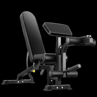 Chaise romaine professionnelle pliable en métal pour entraînement fitness, exercices de fessiers et de jambes, et développé couché avec haltères