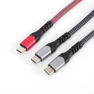 Lung Kay Type C To Type C Data <b>Cable</b> 1M Aluminum Shell Braided Nylon Fast <b>Charging</b> <b>USB</b> 3.1 Gen2 5A 10Gbps PD100W - Product Image 4
