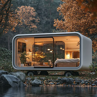 Maisonnette Apple populaire, cabane personnalisée, maisonnette portable, maisons conteneurs Apple, maisonnette préfabriquée de 20 pieds, maisonnette compacte
