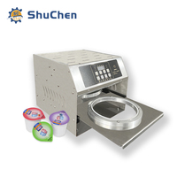 Machine de scellage pour contenants alimentaires Shuchen, pour couvercles en aluminium, gobelets carrés et ronds, contenants alimentaires avec emballage en film
