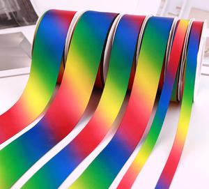 Decorazioni per Feste, Fiocchi Fatti a Mano, Nastri in Raso Arcobaleno a Doppia Faccia da 2,5 cm, 20 Iarde per Confezioni Regalo e Compleanni - Product Image 3