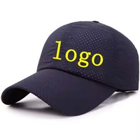 Gorra de béisbol personalizada de 5-6 paneles para hombre, corte láser, perforada, surf, deportes, diseño de moda, gorra de conductor de camión de Golf