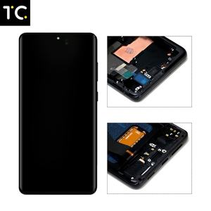 TC ชุดประกอบดิจิไทเซอร์จอสัมผัสสำหรับ Samsung ecran S21 ultra OLED LCD พร้อมกรอบ - Product Image 3