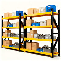 Étagères de rangement empilables multicouches et rayonnages, structure en acier laminé à froid, système de rangement, unités de rayonnage réglables antirouille