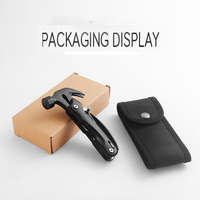 Marteau multi-outils portable et léger 12 en 1 avec poignée en aluminium de qualité bricolage pour le camping supporté par OEM