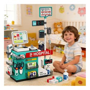 Montessori <b>Doctor</b> Toy <b>Set</b> Kids Medical Tools Pretend Play Hospital Clinic Educational Role Playing Learning Toys Gift - Product Image 4