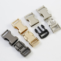 Petite boucle de ceinture réglable en métal allié de 10 mm pour collier d'animal de compagnie, sacs, vêtements, décoration